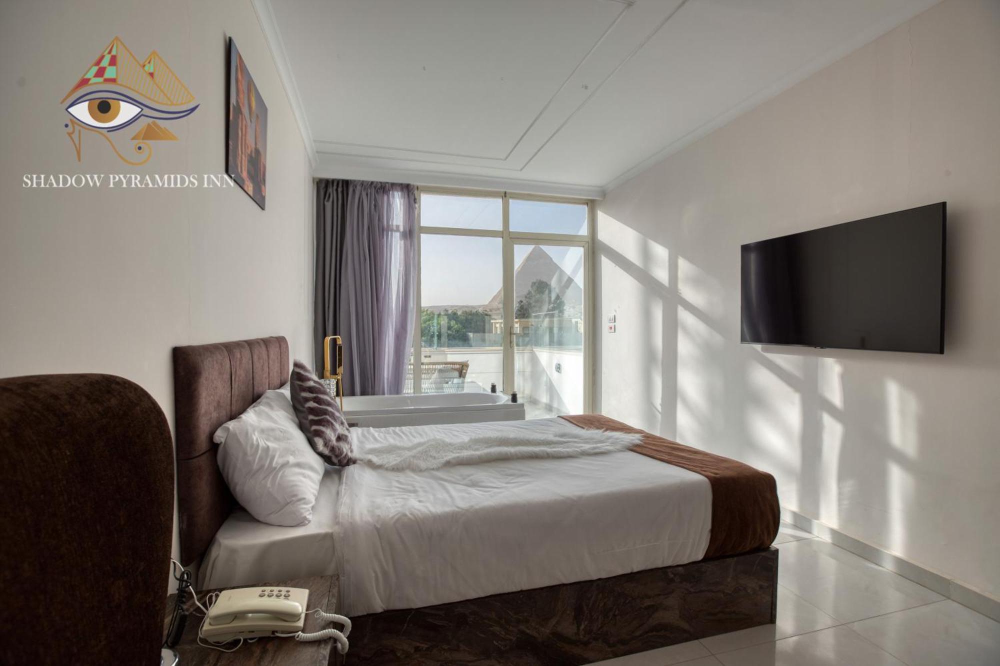 Shadow Pyramids Suites And Jacuzzi Kafret el-Gabal 외부 사진