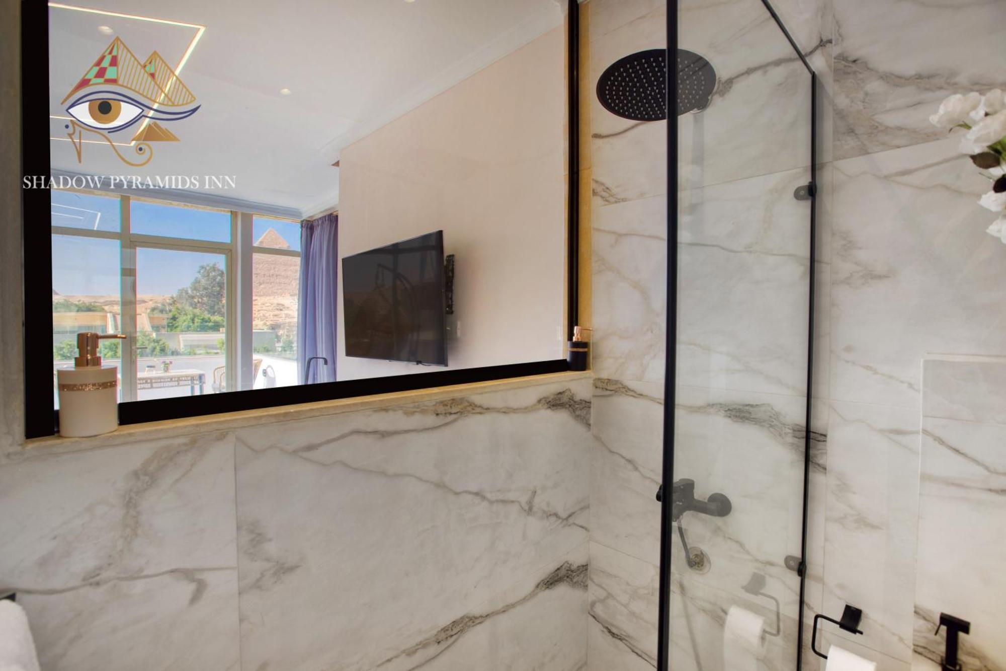 Shadow Pyramids Suites And Jacuzzi Kafret el-Gabal 외부 사진